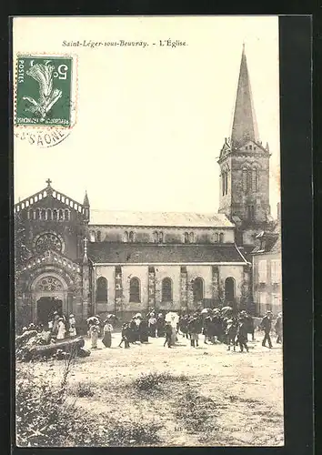AK Saint-Leger-sous-Beuvray, L`Eglise