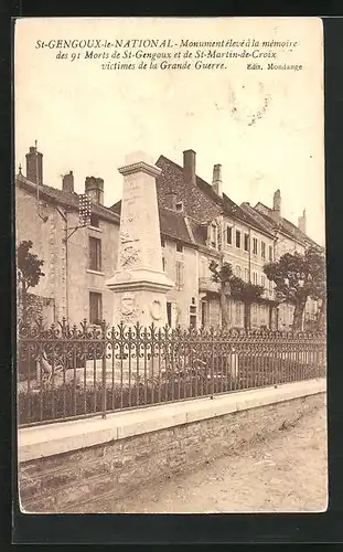 AK St-Gengoux-le-National, Monument eleve a la memoire