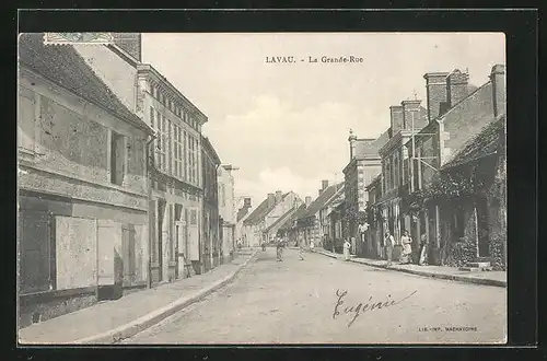 AK Lavau, la Grande-Rue