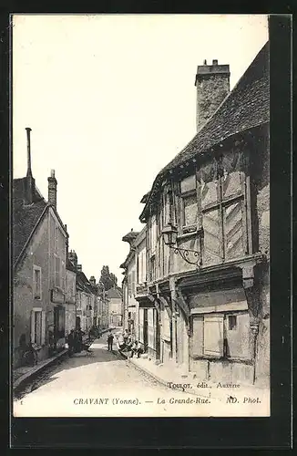 AK Cravant, la Grande-Rue