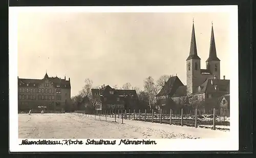 AK Neuendettelsau, Kirche, Schule und Männerheim