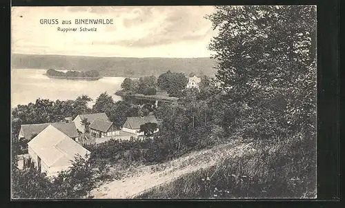 AK Binenwalde, Ortspartie am See