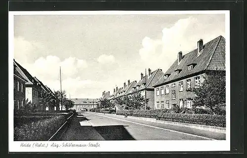 AK Heide / Holstein, Aug.-Schölermann-Strasse