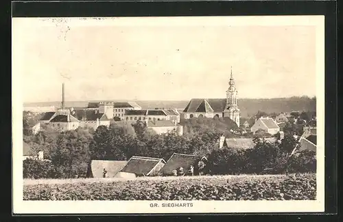 AK Gross-Siegharts, Blick von der Bergwiese
