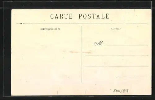 AK L`Isle-sur-Serein, Hotel des Epis D`Or M. Muller, Proprietaire