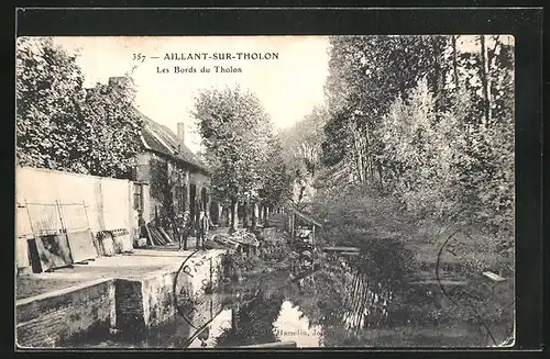 AK Aillant-sur-Tholon, Les Bords du Tholon