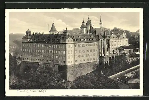 AK Altenburg /Thürg., Ausblick auf das Schloss