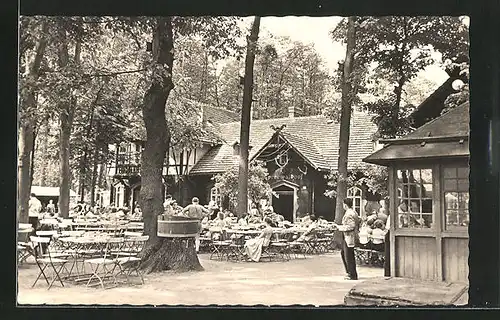 AK Lübbenau, Gasthaus Spreewaldhof, Aussenanlagen