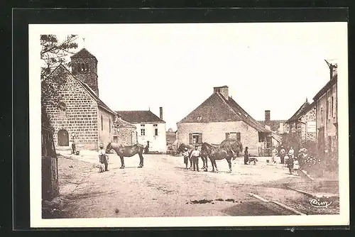 AK Martigny-le-Comte, La Place