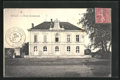 AK Rully, Ecole Communale, vue exterieure