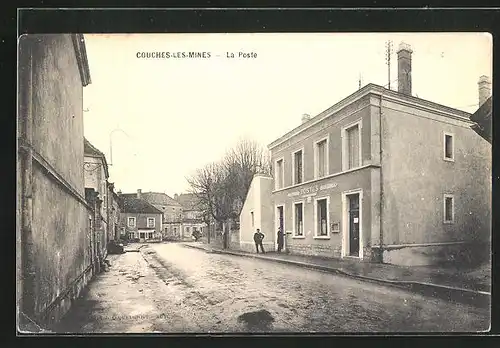 AK Couches-les-Mines, La Poste