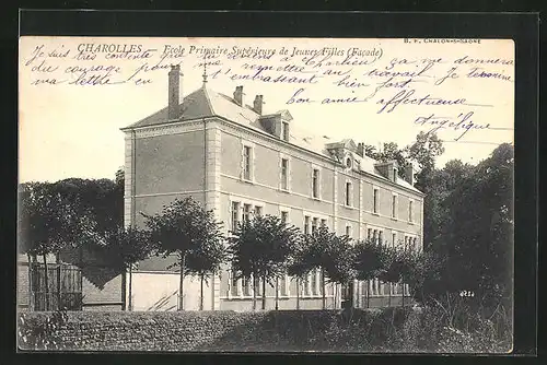 AK Charolles, Ecole Primaire Superieure de Jeunes Filles, Facade