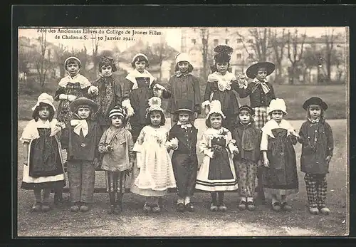 AK Chalon-sur-Saone, Fete des Anciennes Eléves du Collége de Jeunes Filles 1921