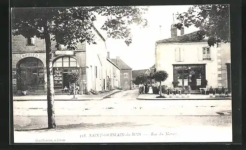 AK Saint-Germain-du-Bois, Rue du Marais