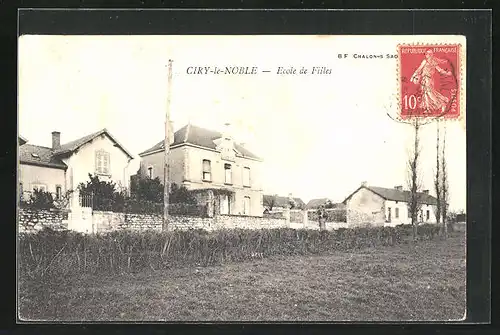 AK Ciry-le-Noble, Ecole de Filles