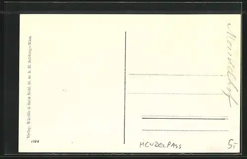 AK Mendelpass, Gesamtansicht mit Hotel Mendelhof