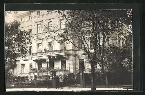 Foto-AK Karlsruhe, 1910, Haus Dr. Ludwig von Babo, Kriegsstrasse 70