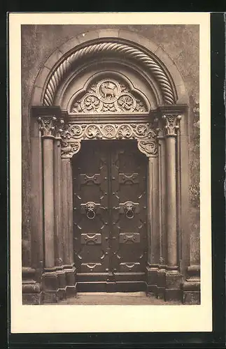 AK Würzburg, Portal am Dom, Ostseite