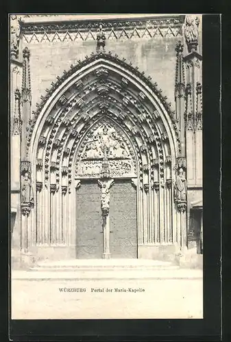 AK Würzburg, Portal der Maria-Kapelle