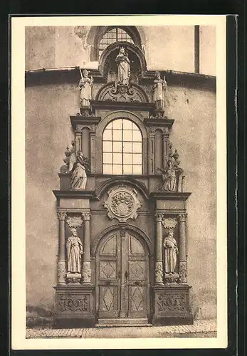 AK Würzburg, Festungs-Kirche, Portal