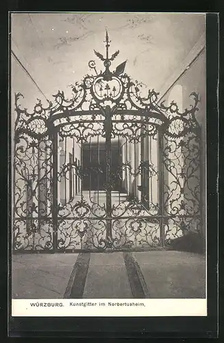 AK Würzburg, Kunstgitter im Norbertusheim