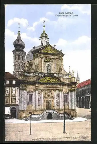 AK Würzburg, Neumünsterkirche und Dom