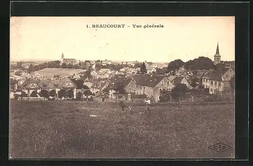AK Beaucourt, Vue générale