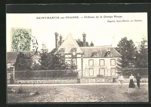 AK Saint-Martin sur Ouanne, Chateau de la Grange Rouge