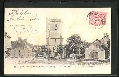 AK Saintpuits, La Place, L`Eglise
