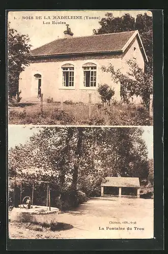 AK Bois de la Madeleine, Les Ecoles, La Fontaine du Trou