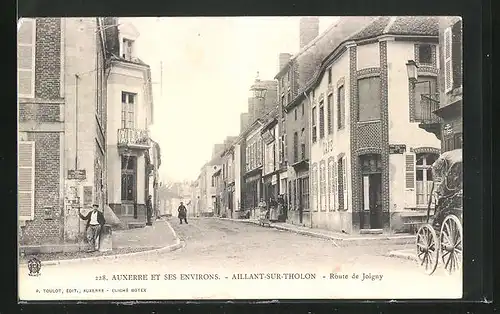 AK Aillant-sur-Tholon, Route de Joigny