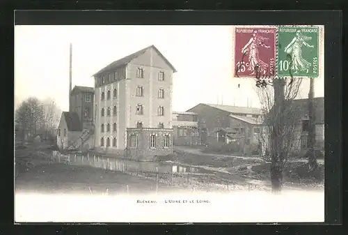 AK Bléneau, L`Usine et le Loing