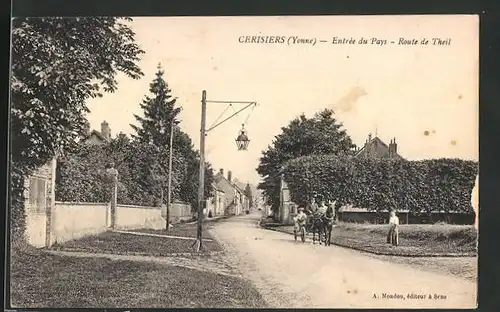 AK Cerisiers, Entree du Pays, Route de Theil