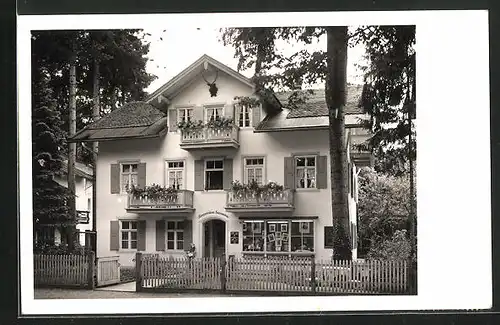 Foto-AK Bad Tölz, Hotel Kurpension Susanna ca. 1960