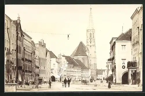 Foto-AK Neuötting, Luswigstrasse ca. 1910