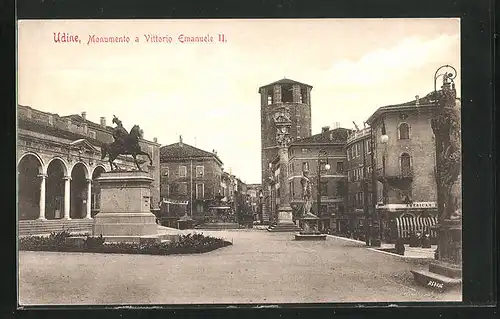 AK Udine, Monumento a Vittorio Emanuele II