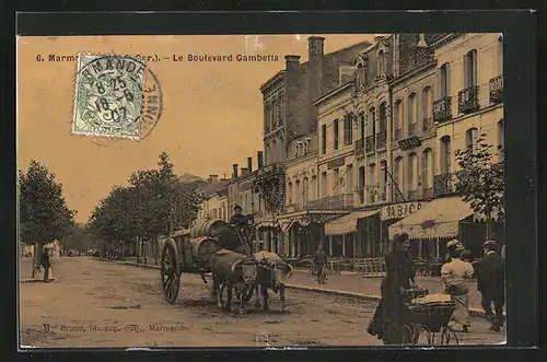 AK Marmande, Le Boulevard Gambetta