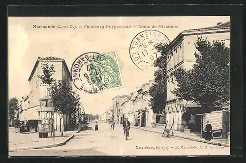 AK Marmande, Faubourg Puygueraud