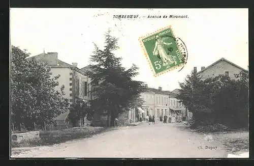 AK Tombeboeuf, Avenue de Miramont