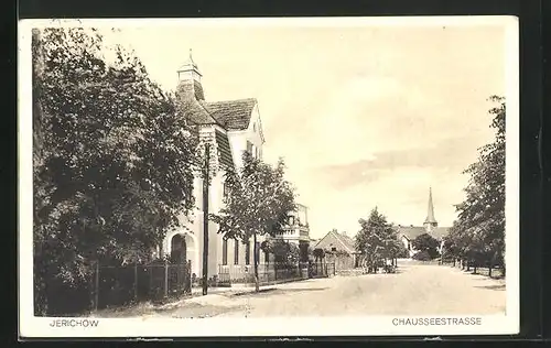 AK Jerichow, Kirche in der Chausseestrasse