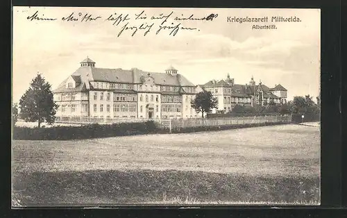 AK Mittweida, Kriegslazarett, Albertstift