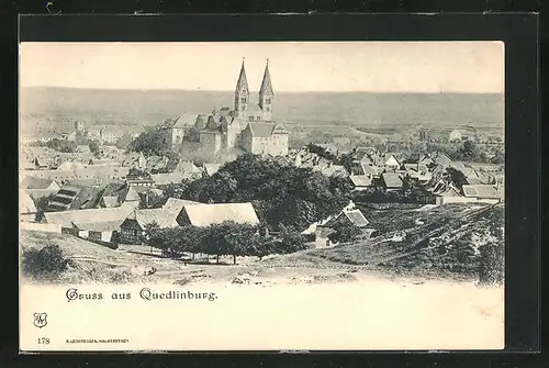 AK Quedlinburg, Totalansicht