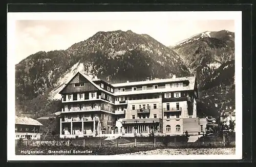 AK Hofgastein, Grandhotel Schuetler