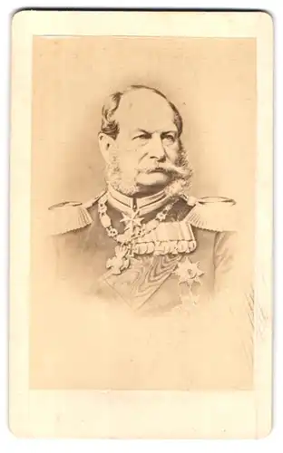 Fotografie unbekannter Fotograf und Ort, Portrait König Wilhelm I.