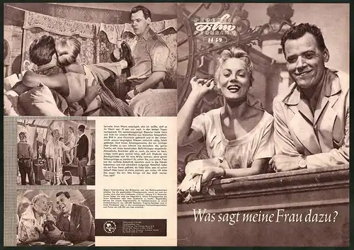 Filmprogramm PFP Nr. 14 /59, Was sagt meine Frau dazu?, Barbara Polomska, Josef Bek, Regie: Jaroslav Mach
