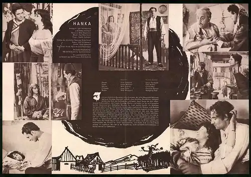 Filmprogramm PFP Nr. 97 /57, Hanka, Vera Gregovic, Jovan Milicevic, Regie: Slavko Vorkapic