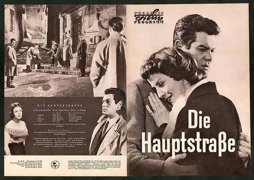 Filmprogramm PFP Nr. 96 /57, Die Hauptstrasse, Betsy Blair, José Suarez, Regie: J. A. Bardem