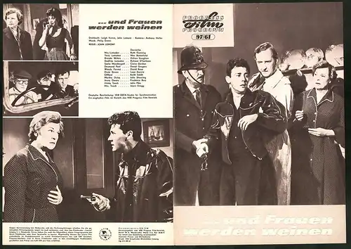 Filmprogramm PFP Nr. 97 /61, ...und Frauen werden weinen, Ruth Dunning, Max Butterfield, Regie: John Lemont