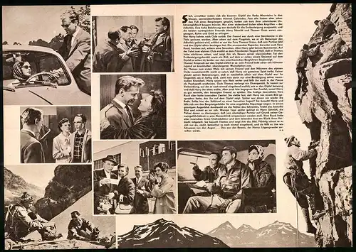 Filmprogramm PFP Nr. 73 /61, Der Tod lauert in den Rocky Mountains, Alf Malland, Eva Bergh, Regie: Tancred Ibsen