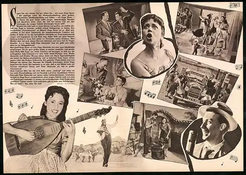 Filmprogramm PFP Nr. 64 /61, Liebe, Tanz und 1000 Schlager, Caterina Valente, Peter Alexander, Regie: Paul Martin